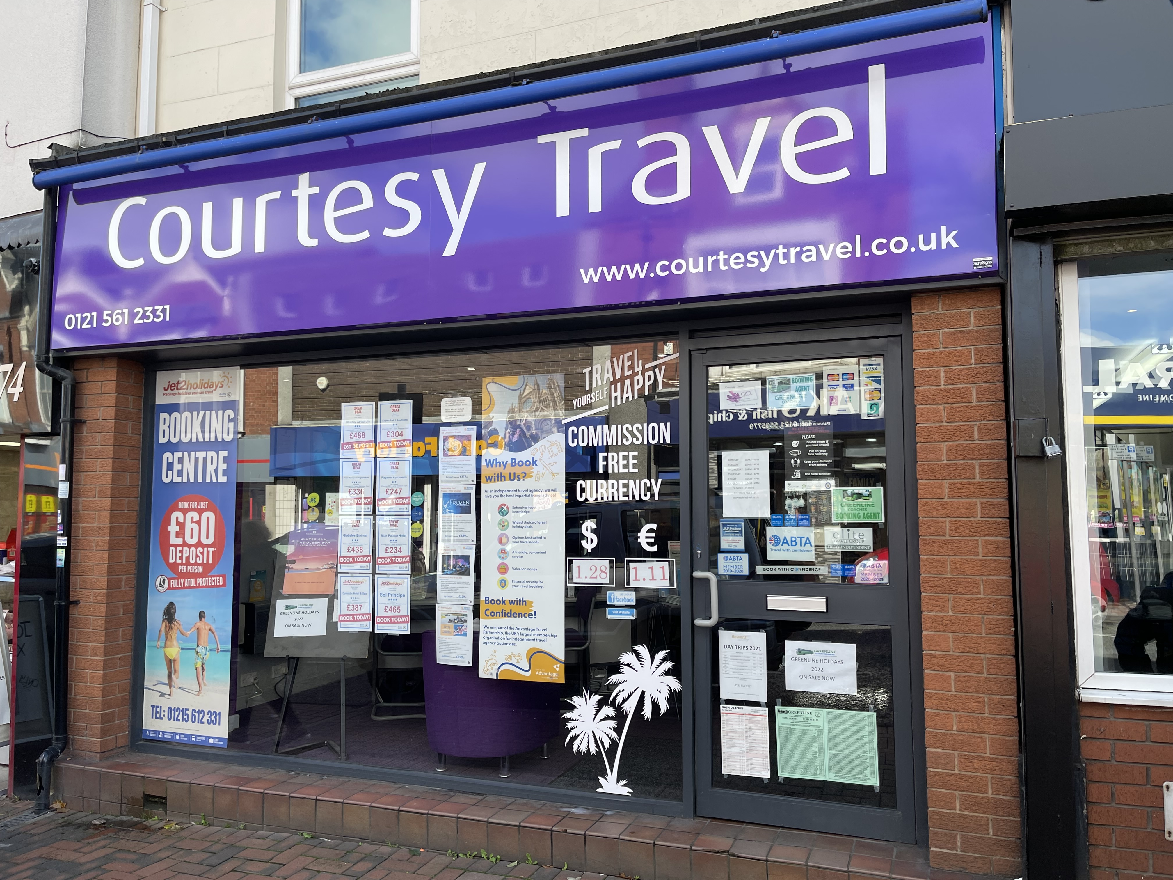 Shopfront Courtesy Travel